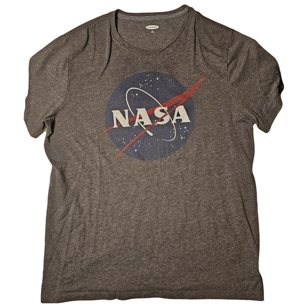 Old Navy NASA Graphic T-Shirt Space Logo Tee Men's Large